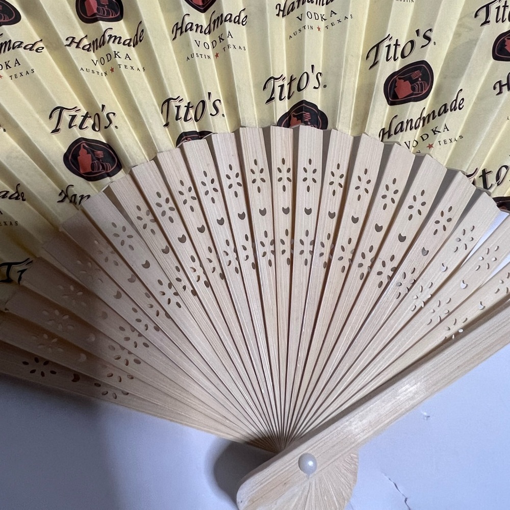 NWOT | RARE Tito’s Foldable Fan - Picture 3 of 3